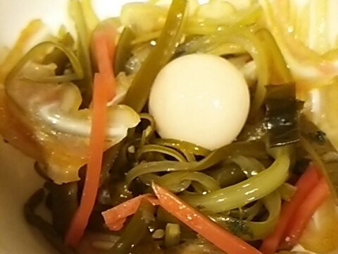 ミミガーと茎わかめの中華和え